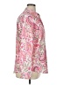 Unbranded Paisley Pink Long Sleeve Button-Down Shirt Size XL - photo 4