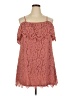 Echo Pink Short Sleeve Blouse Size 3X - photo 1