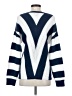 Unbranded 100% Acrylic Chevron-herringbone Blue Pullover Sweater Size S - photo 2