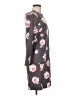 Assorted Brands Floral Gray Casual Dress Size Med - Lg - photo 4