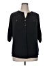 Ellen Tracy Black 3/4 Sleeve Blouse Size 1X - photo 1