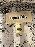 Open Edit Animal Print Silver Long Sleeve Button-Down Shirt Size XXS - photo 7
