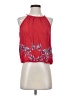 Blue Rain 100% Rayon Red Sleeveless Blouse Size XS - photo 1