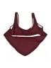 Shein Solid Burgundy Swimsuit Top Size XL - photo 2