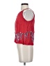 Blue Rain 100% Rayon Red Sleeveless Blouse Size XS - photo 5