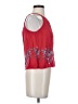 Blue Rain 100% Rayon Red Sleeveless Blouse Size XS - photo 4