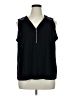 Love Scarlett Black Sleeveless Blouse Size 1X - photo 1