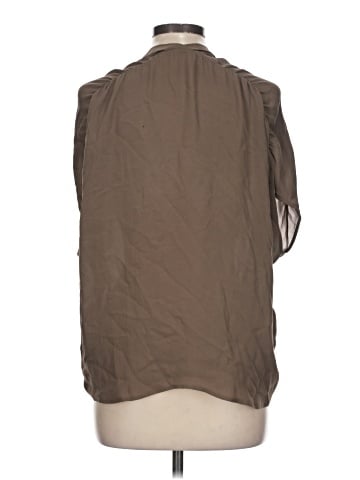 Vince. 3/4 Sleeve Silk Top (view 2)