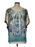 Cocomo Teal Short Sleeve Blouse Size L (estimated) - photo 1