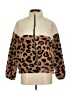 Unbranded 100% Polyester Animal Print Brown Faux Fur Jacket Size M - photo 1