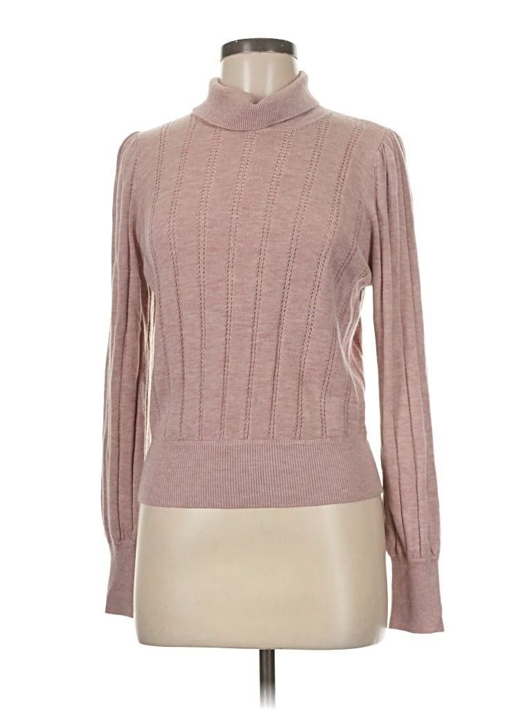 Pre-owned Dh New York Turtleneck Sweater In Pink
