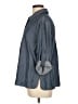 E3 by Etcetera 100% Lyocell Blue 3/4 Sleeve Button-Down Shirt Size 12 - photo 5