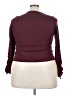 Full Circle Collection Burgundy Long Sleeve Top Size 3X - photo 2