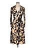 Assorted Brands 100% Polyester Animal Print Brown Casual Dress Size M - photo 1