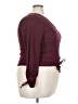 Full Circle Collection Burgundy Long Sleeve Top Size 3X - photo 4