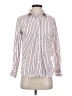 J.Crew Stripes Burgundy Long Sleeve Button-Down Shirt Size 4 - photo 1