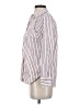 J.Crew Stripes Burgundy Long Sleeve Button-Down Shirt Size 4 - photo 5