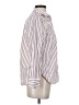 J.Crew Stripes Burgundy Long Sleeve Button-Down Shirt Size 4 - photo 4