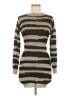 Unbranded Stripes Brown Black Casual Dress Size M - photo 1