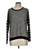 Rag & Bone 100% Merino Wool Stripes Black Wool Pullover Sweater Size L - photo 1
