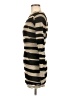 Unbranded Stripes Brown Black Casual Dress Size M - photo 5