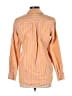 Gap 100% Cotton Stripes Orange Long Sleeve Button-Down Shirt Size M - photo 2
