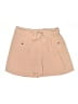 SOHO Apparel Ltd 100% Polyester Solid Tan Shorts Size 14 - photo 1