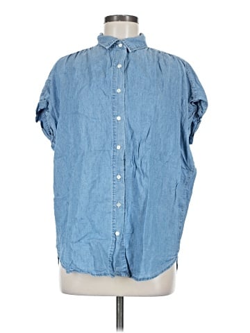 J. McLaughlin Short Sleeve Button-Down Shirt (view 1)