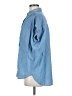 J. McLaughlin Blue Short Sleeve Button-Down Shirt Size M - photo 5