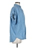 J. McLaughlin Blue Short Sleeve Button-Down Shirt Size M - photo 4