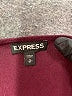 Express Solid Burgundy Cocktail Dress Size S - photo 7