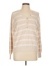 Ann Taylor LOFT 100% Cotton Tan Pullover Sweater Size L - photo 1