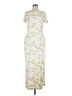 Real Essentials Camo Ivory Casual Dress Size M - photo 1