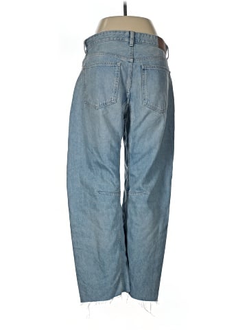 Madewell The Darted Barrel-Leg Jean in Edmonson Wash (view 2)
