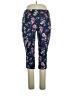 Slim-Sation by Multiples Floral Blue Active Pants Size 14 - photo 1