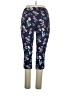 Slim-Sation by Multiples Floral Blue Active Pants Size 14 - photo 2