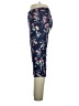 Slim-Sation by Multiples Floral Blue Active Pants Size 14 - photo 5