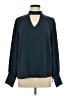 dalia 100% Polyester Blue Long Sleeve Blouse Size L - photo 1