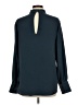 dalia 100% Polyester Blue Long Sleeve Blouse Size L - photo 2