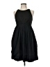 Tevrow+Chase Solid Black Casual Dress Size 8 - photo 1