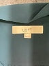 Ann Taylor LOFT 100% Polyester Teal Long Sleeve Blouse Size XXS - photo 7
