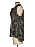 Tommy Hilfiger 100% Polyester Black Sleeveless Blouse Size XXS (estimated) - photo 5