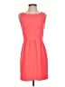 J.Crew 100% Polyester Solid Pink Casual Dress Size 0 - photo 1