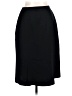 Norm Thompson 100% Polyester Solid Black Formal Skirt Size 10 - photo 1