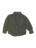 Zara Chevron-herringbone Green Long Sleeve Button-Down Shirt Size 6 - photo 1