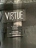 Virtue Solid Black Formal Skirt Size 12 - photo 4