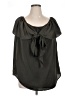 Pleione 100% Polyester Green Black Sleeveless Blouse Size XL - photo 1
