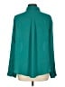 Torrid 100% Polyester Solid Teal Long Sleeve Blouse Size Lg Plus (0) - photo 2