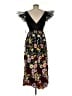 Mac Duggal 100% Polyester Floral Black Cocktail Dress Size 8 - photo 2