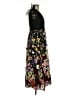 Mac Duggal 100% Polyester Floral Black Cocktail Dress Size 8 - photo 4